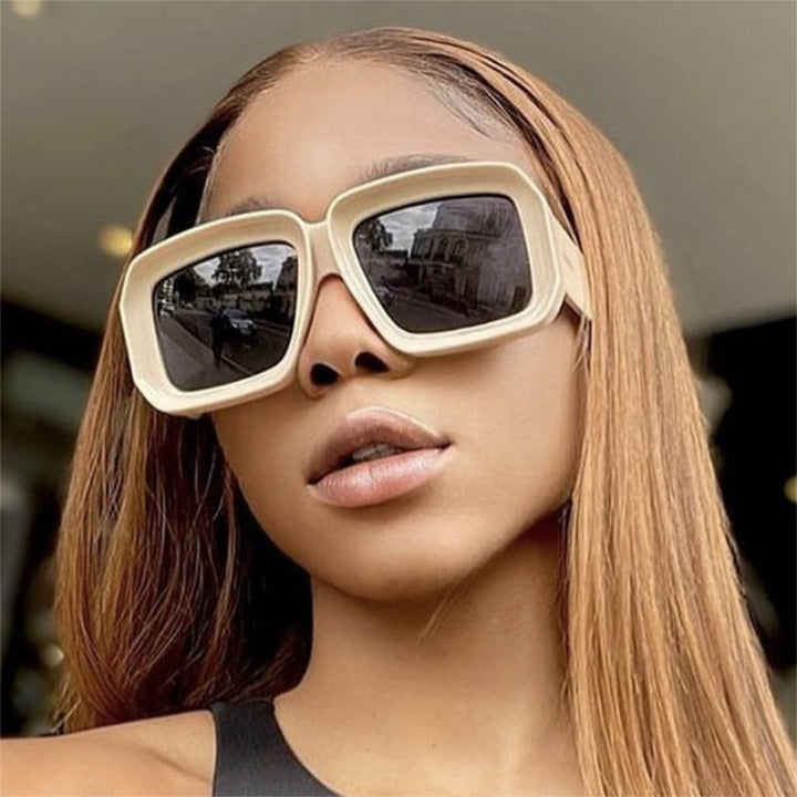 Women's fashionable sunglasses with square design and chic pattern Stornfield