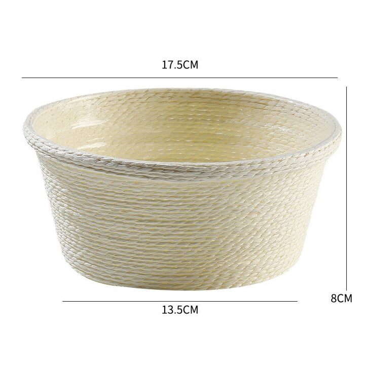 Natural Fiber Decorative Storage Container Stornfield