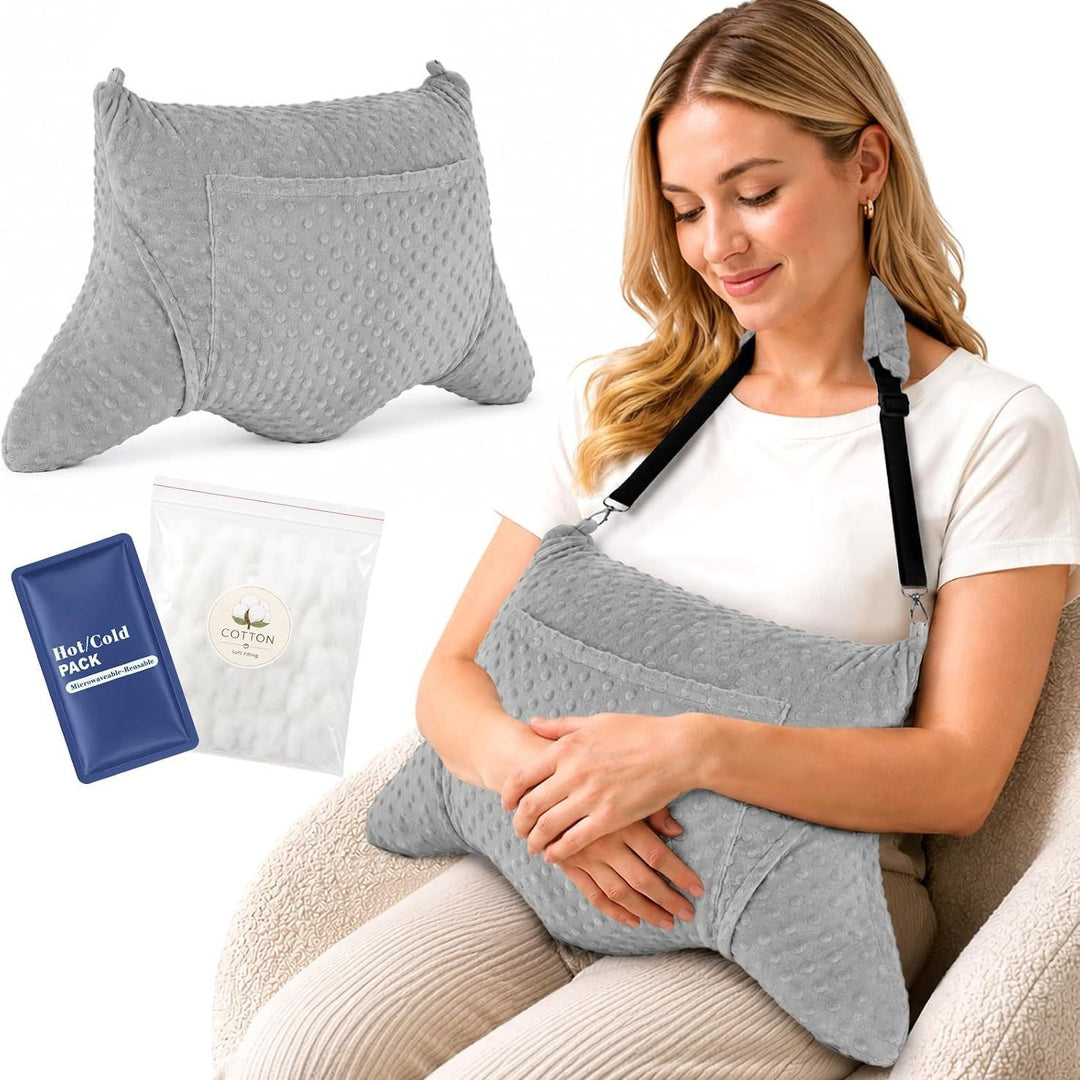 ergonomic heating pad with carrying strap Stornfield