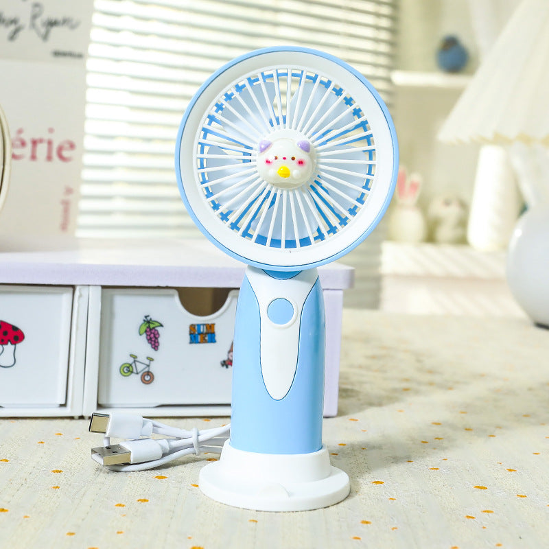 Women's Portable Handheld Fan with Animal Design Stornfield