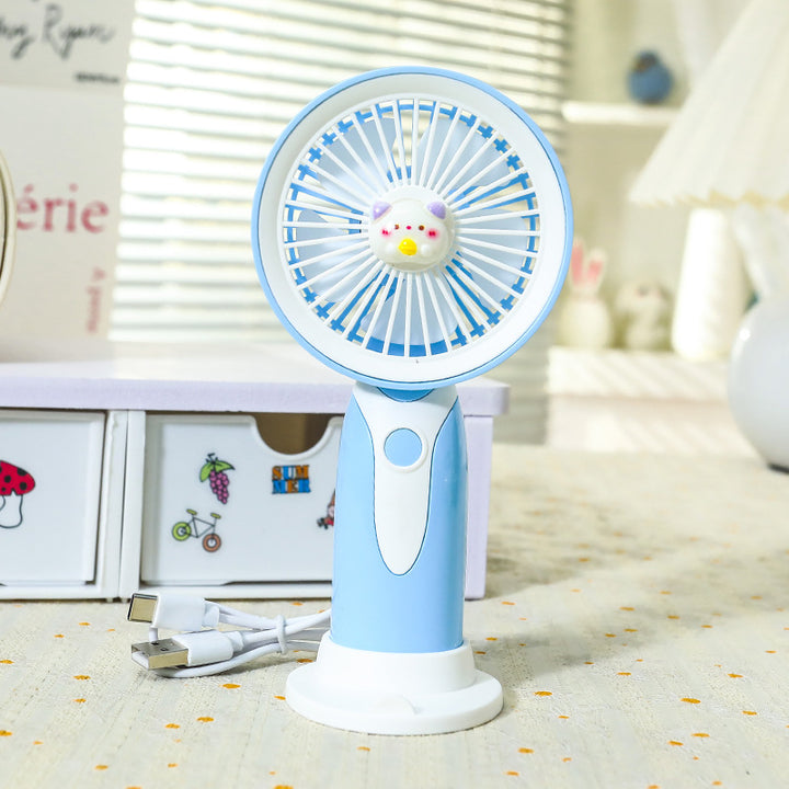 Women's Portable Handheld Fan with Animal Design Stornfield