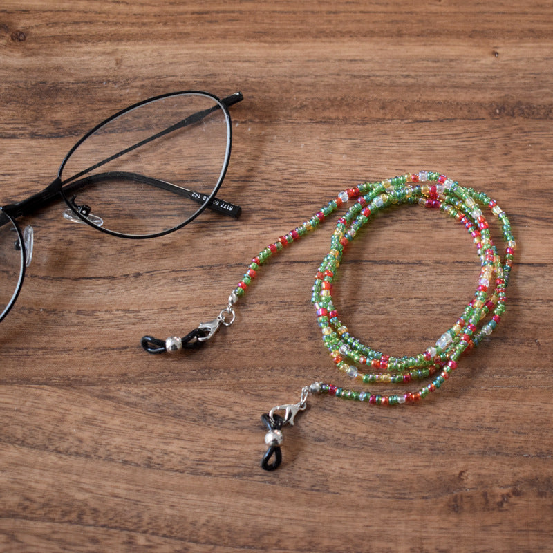 Colorful Handcrafted Beaded Eyewear Chain Stornfield