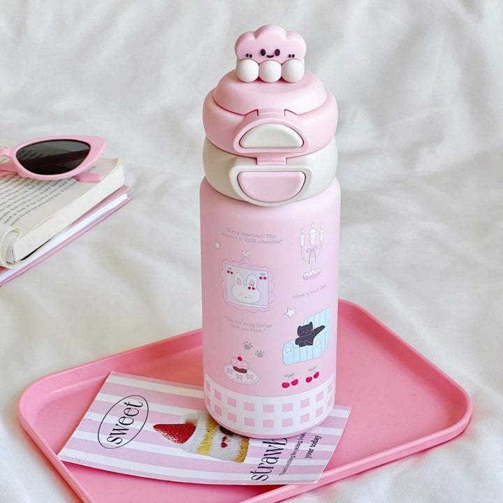 Women's water bottle with innovative lid Stornfield