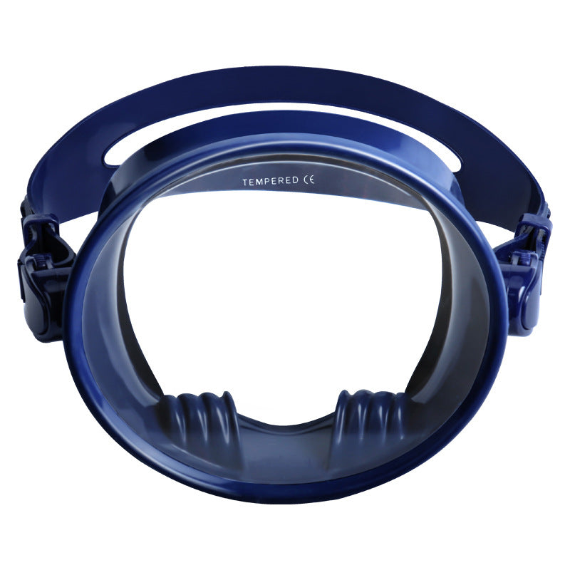 Swimming mask with ergonomic silicone sealing ring Stornfield