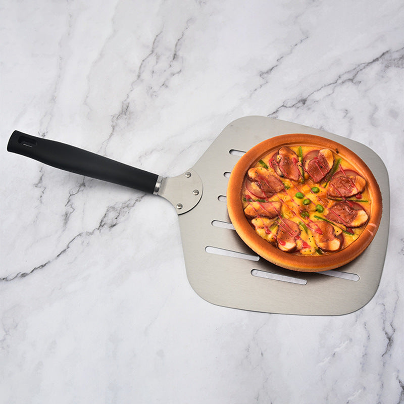 extra-wide perforated pizza peel ergonomic heat-resistant handle Stornfield