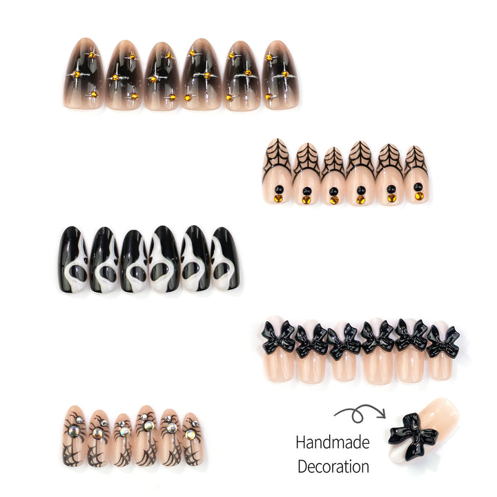 Decorative Manual Press-On Nail Set