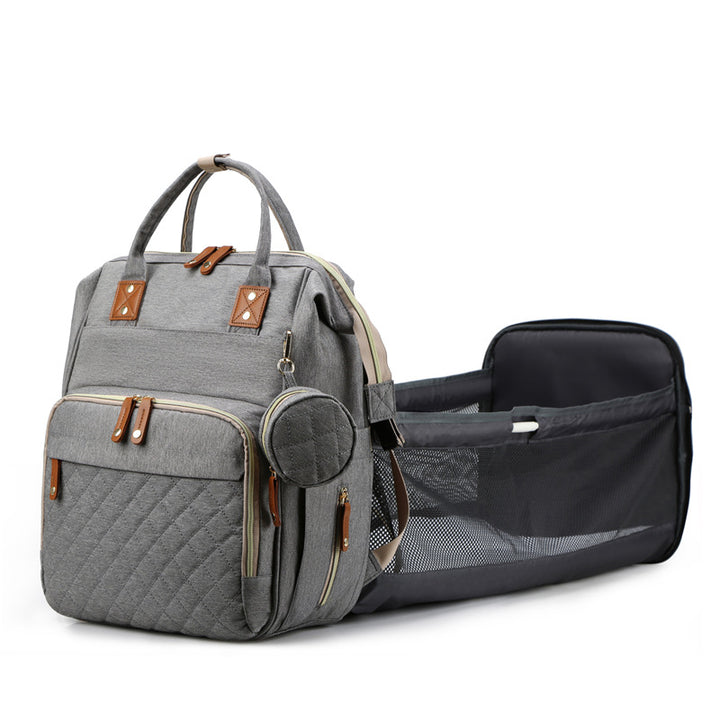 Multi-Functional Quilted Diaper Backpack Stornfield