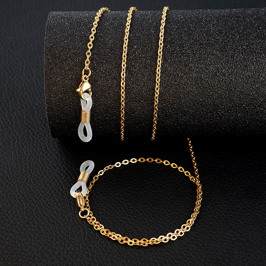 Sleek Minimalist Chain Eyewear Holder Stornfield