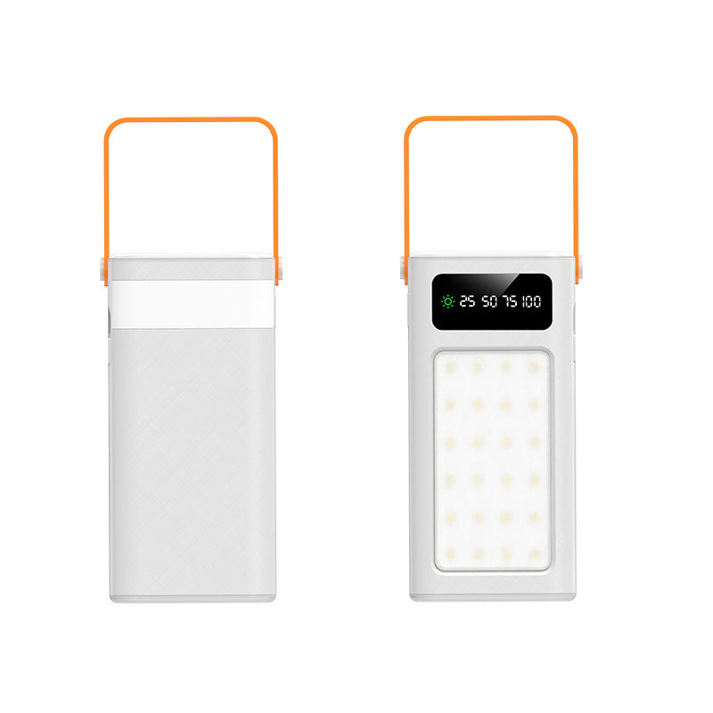 Portable LED power bank with integrated display and carrying handle Stornfield