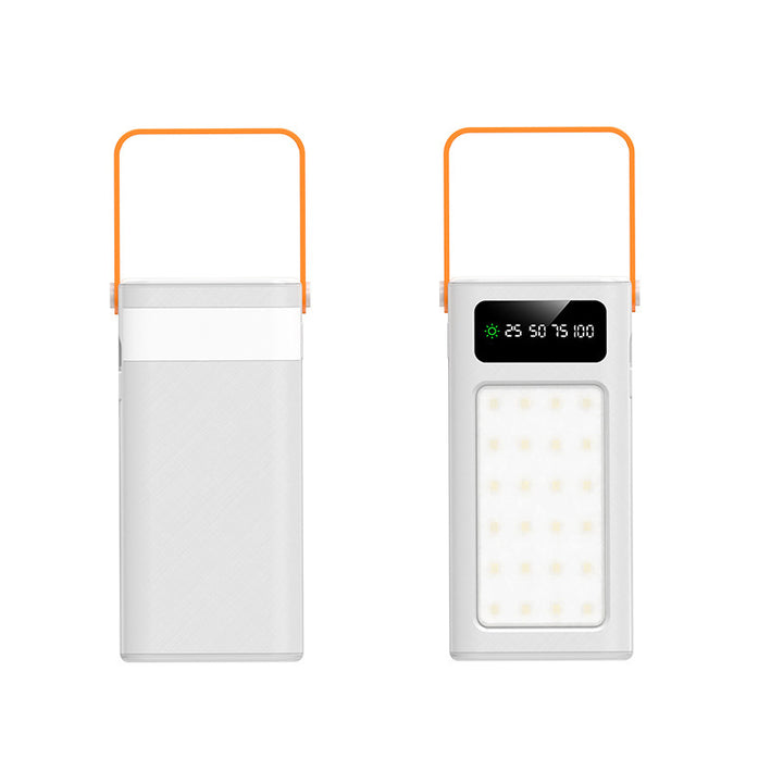 Portable LED power bank with integrated display and carrying handle Stornfield