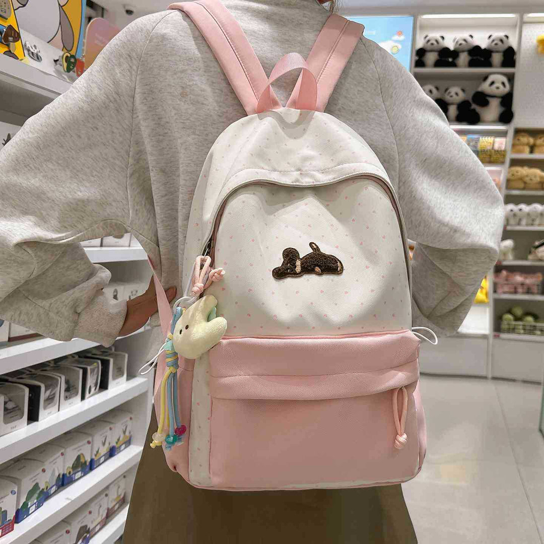 Playful Polka Dot Animated Backpack Stornfield