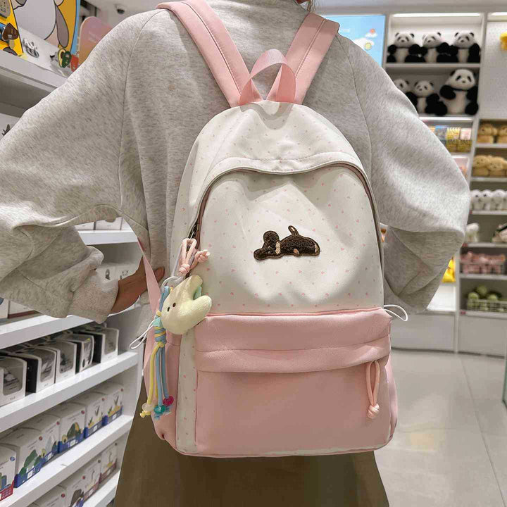 Playful Polka Dot Animated Backpack Stornfield