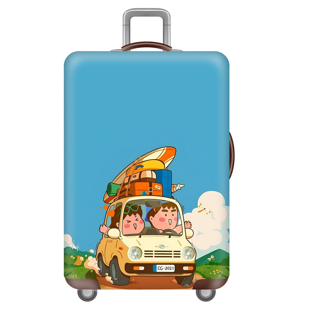 Unisex Hard Shell Suitcase with Inspiring Cityscape Stornfield