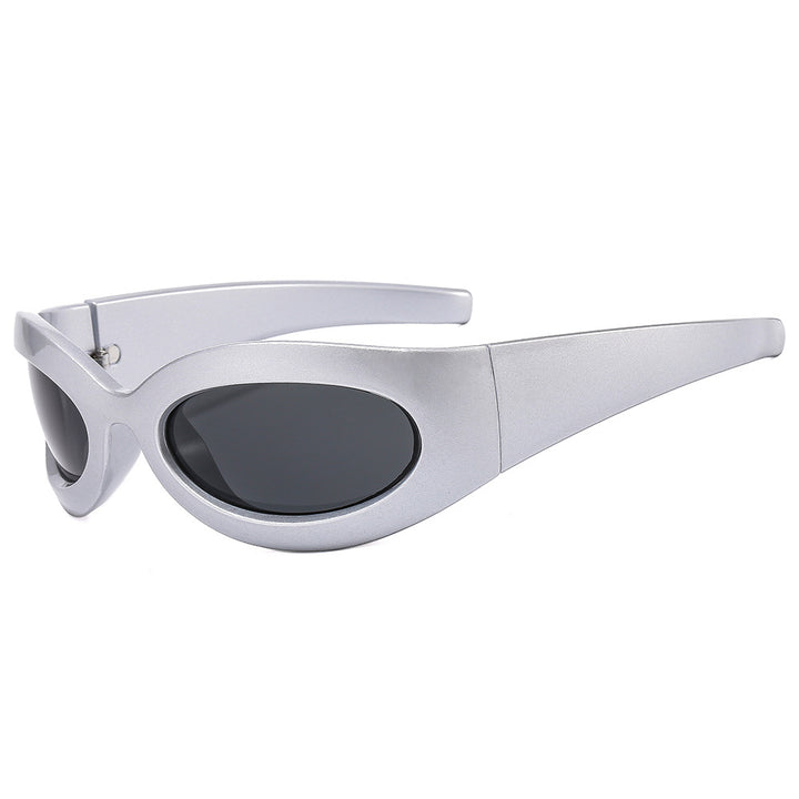 Women’s fashionable sunglasses with oval frame and modern finish Stornfield