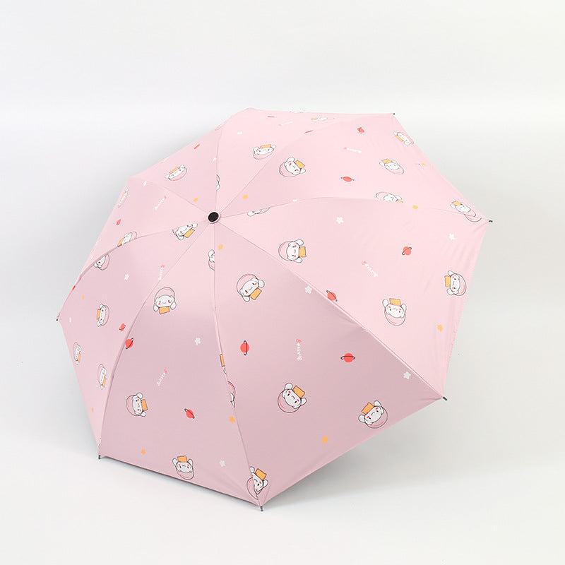 Women's Folding Umbrella with Fun Animal Design Stornfield