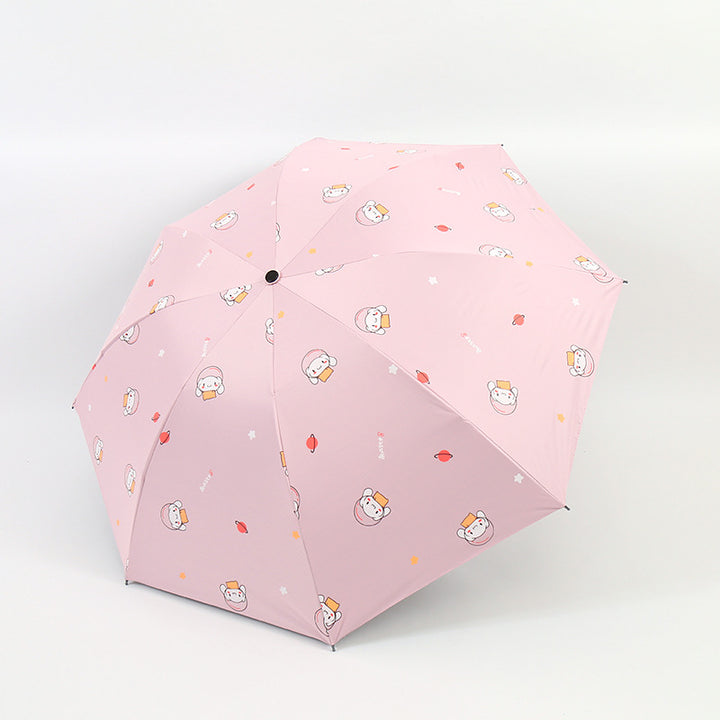 Women's Folding Umbrella with Fun Animal Design Stornfield