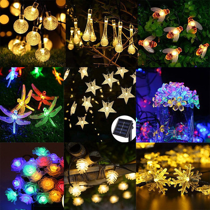 Globe LED String Lights With Waterproof Copper Wire And Textured Clear Bulbs Stornfield