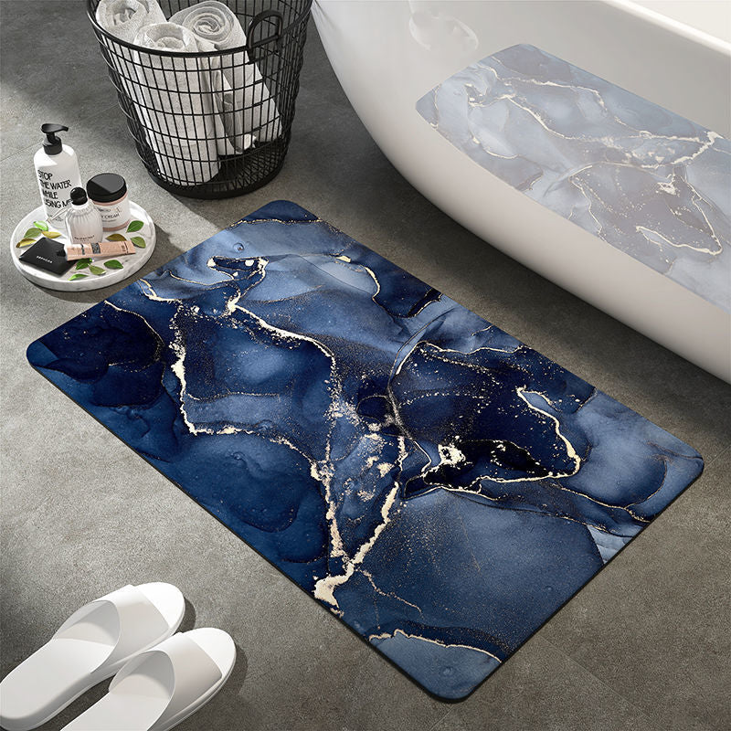 Artistic Abstract Bath Mat
