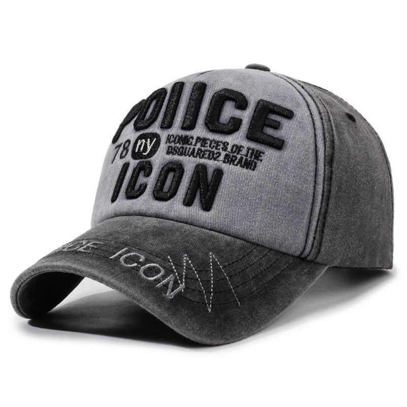Men's Vintage-Inspired Embroidered Baseball Cap Stornfield