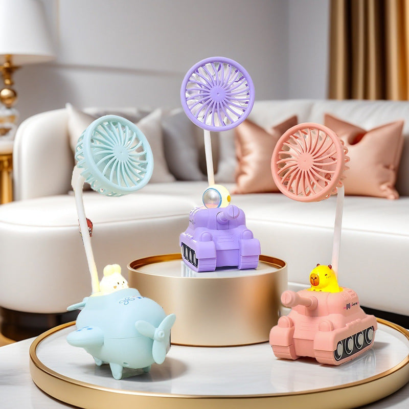 Women USB Nebulizer Cooler Fan in Creative Tank Design Stornfield