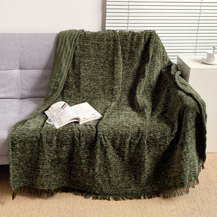 Cozy Knit Throw Blanket