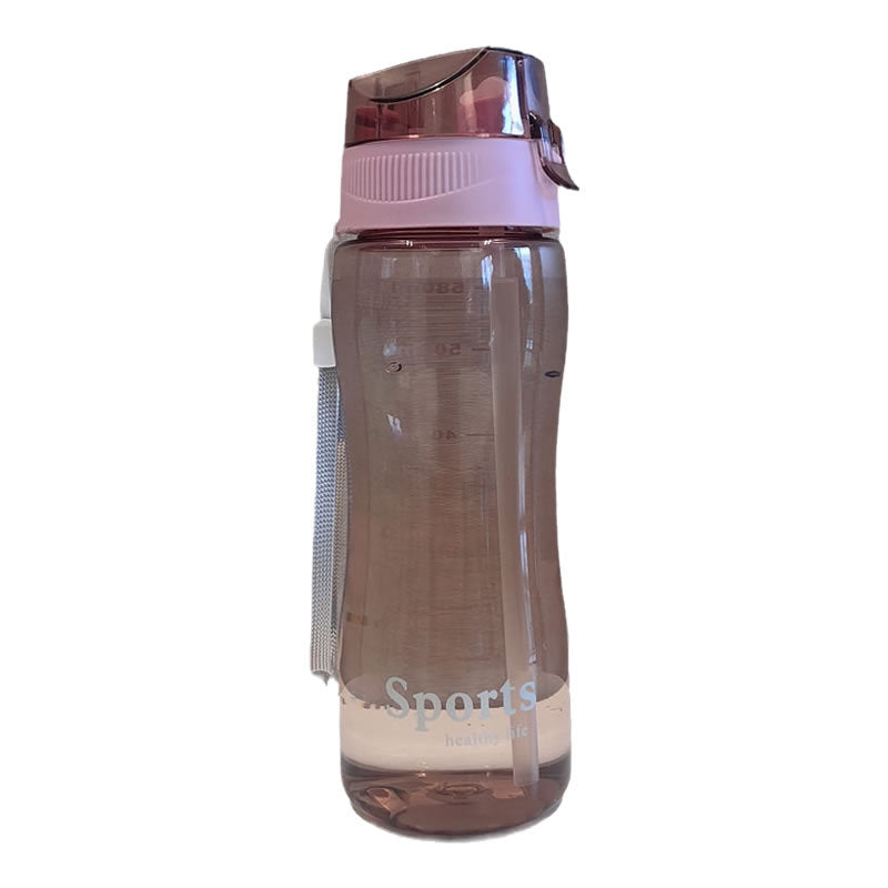 Women Ergonomic Sports Water Bottle with Integrated Straw Function Stornfield