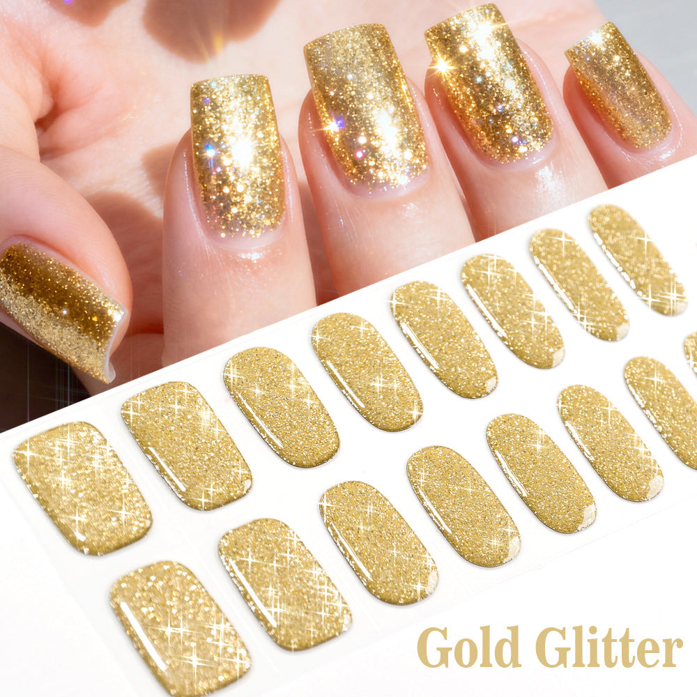 Sparkling Glitter Press-On Nail Set