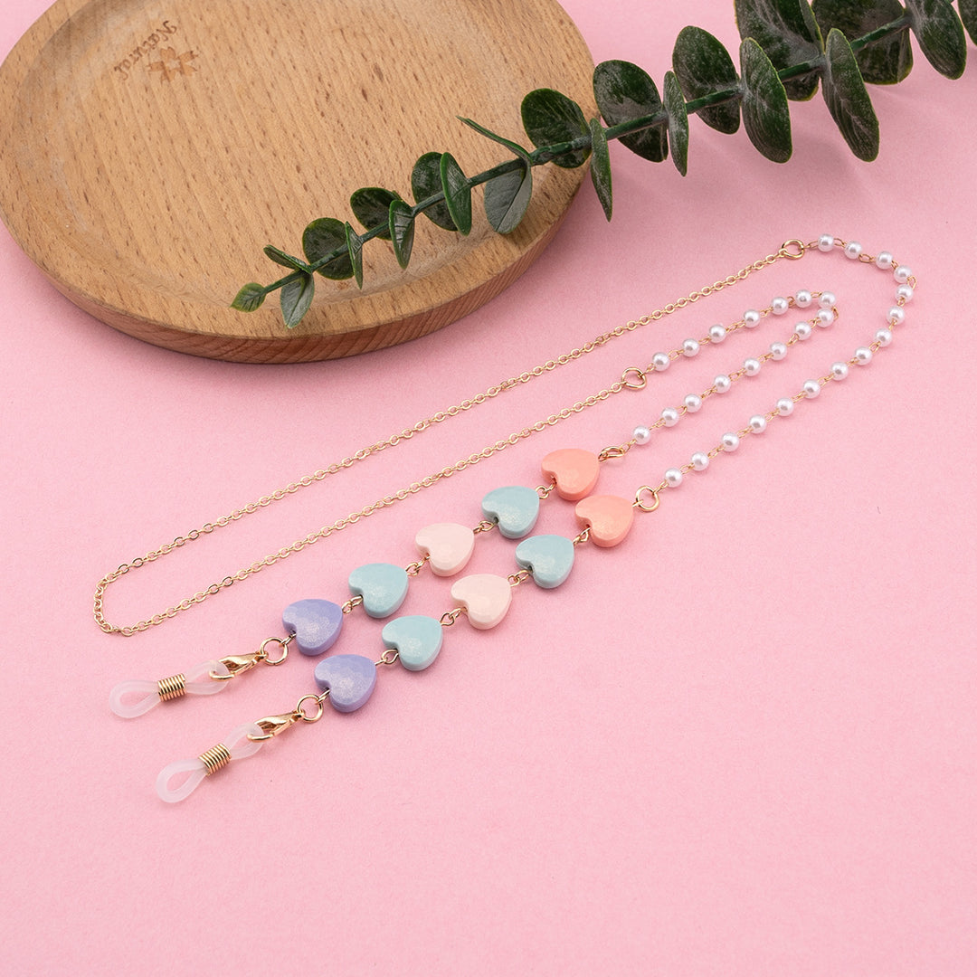 Decorative Heart-Shaped Eyewear Chain Stornfield