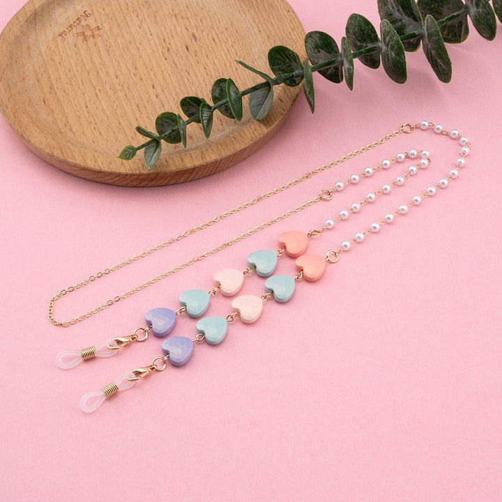 Heart Beaded Eyewear Chain Stornfield