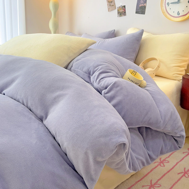 Cozy Striped Bedding Set