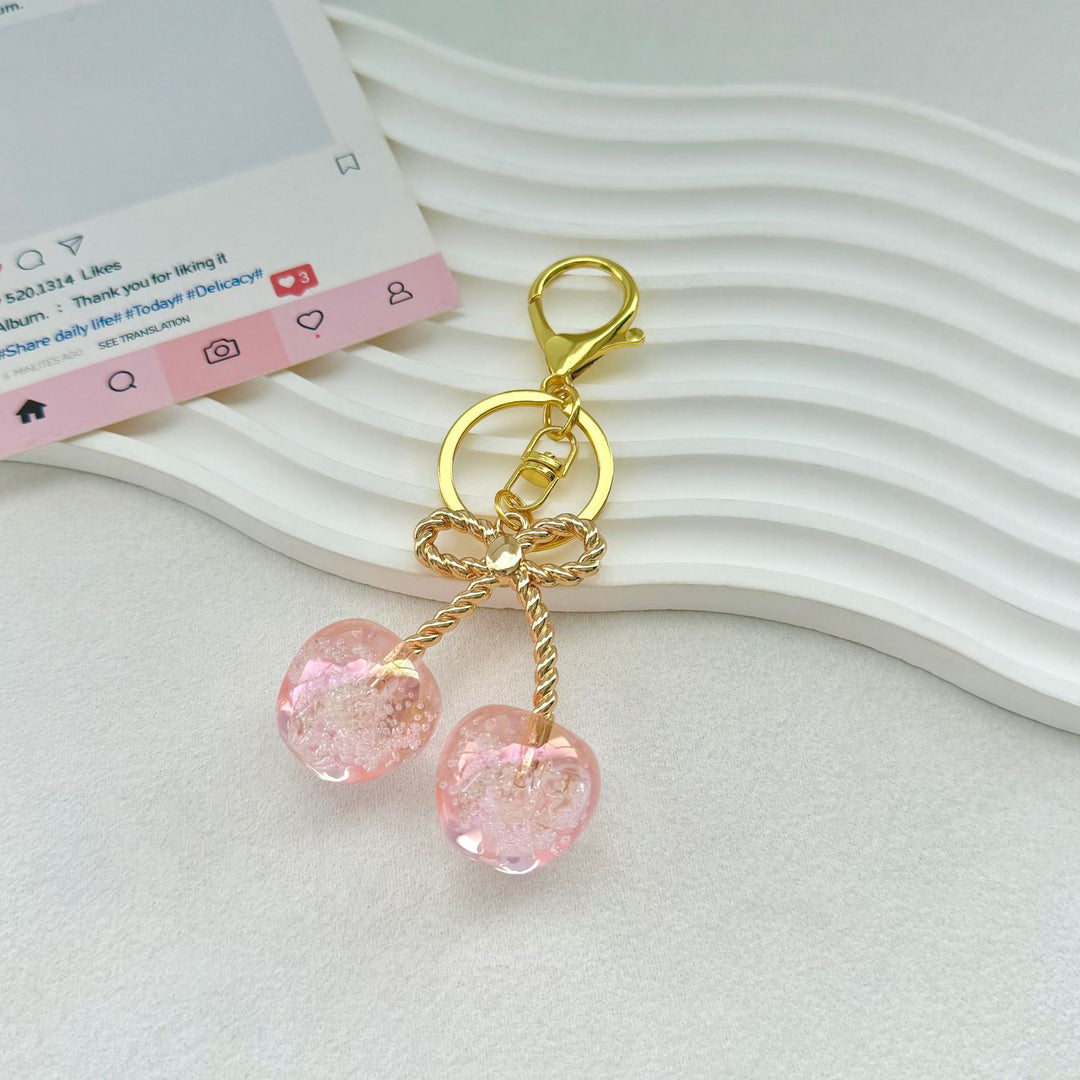 Cherry-Inspired Decorative Keychain Stornfield