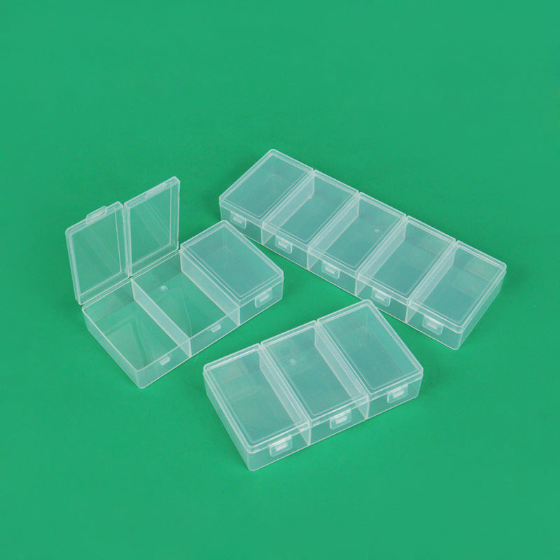 Multi-Compartment Clear Craft Storage Box Stornfield