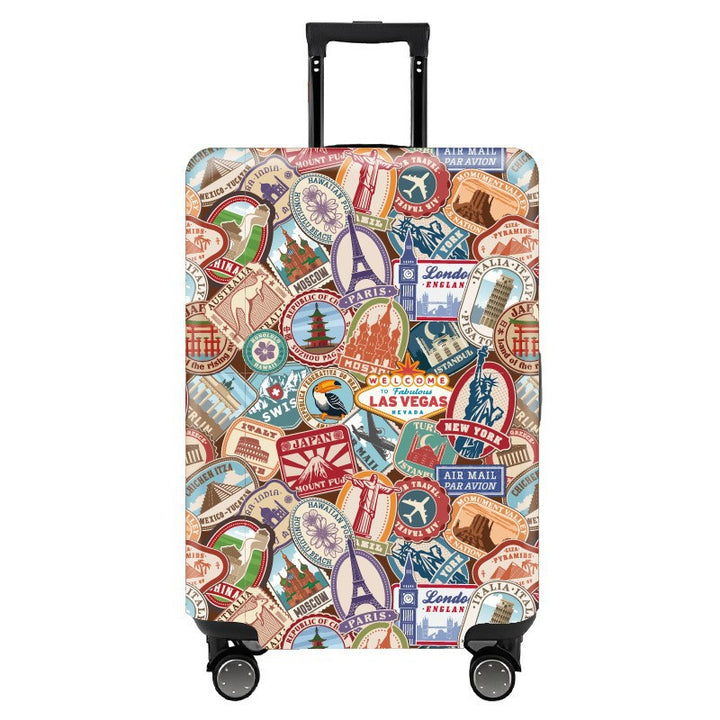 Women hard shell suitcase with stylish flamingo design Stornfield