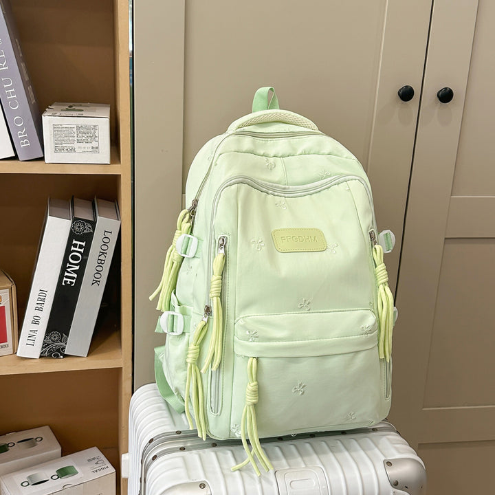 Functional Graphic-Embellished Backpack