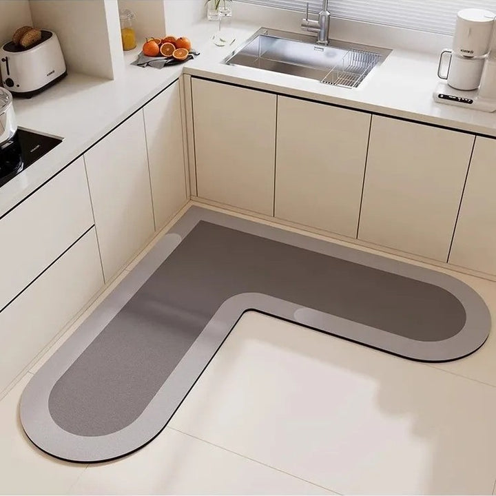 L-Shaped Kitchen Floor Mat