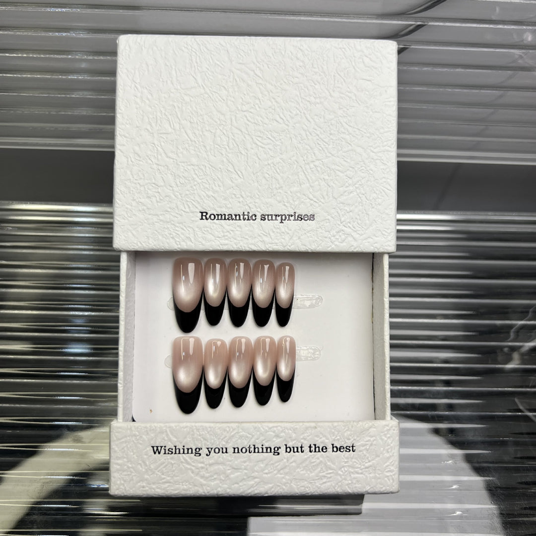 Artistic Ombre Press-On Nail Tips