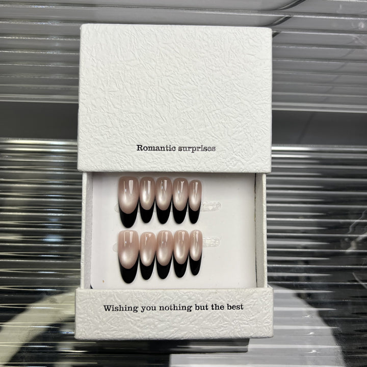 Artistic Ombre Press-On Nail Tips