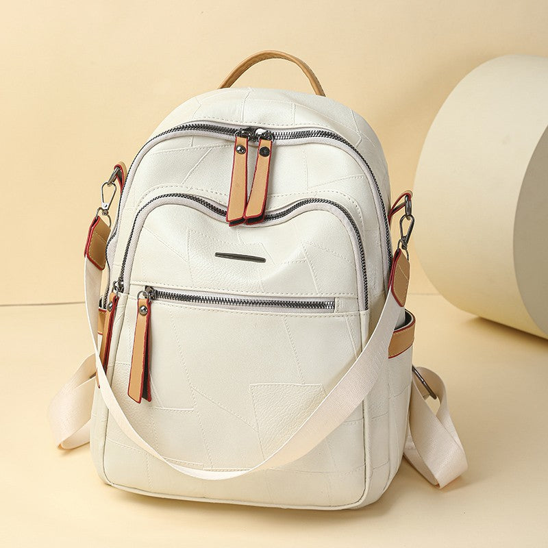 Versatile Multi-Functional Leather Backpack Stornfield