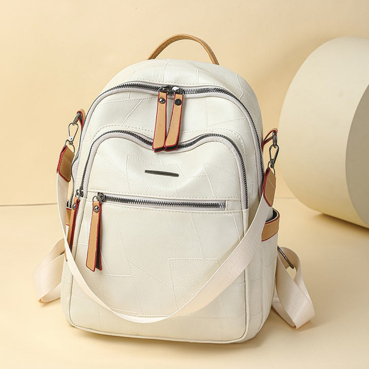 Versatile Multi-Functional Leather Backpack Stornfield