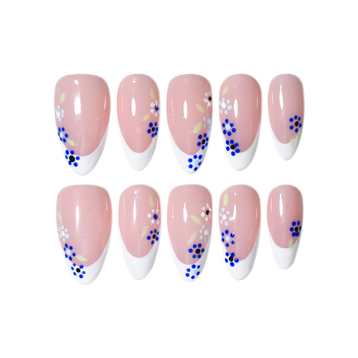 Floral Design Press-On Nail Tips Stornfield