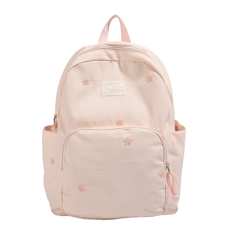 Embroidered Lightweight Casual Backpack Stornfield
