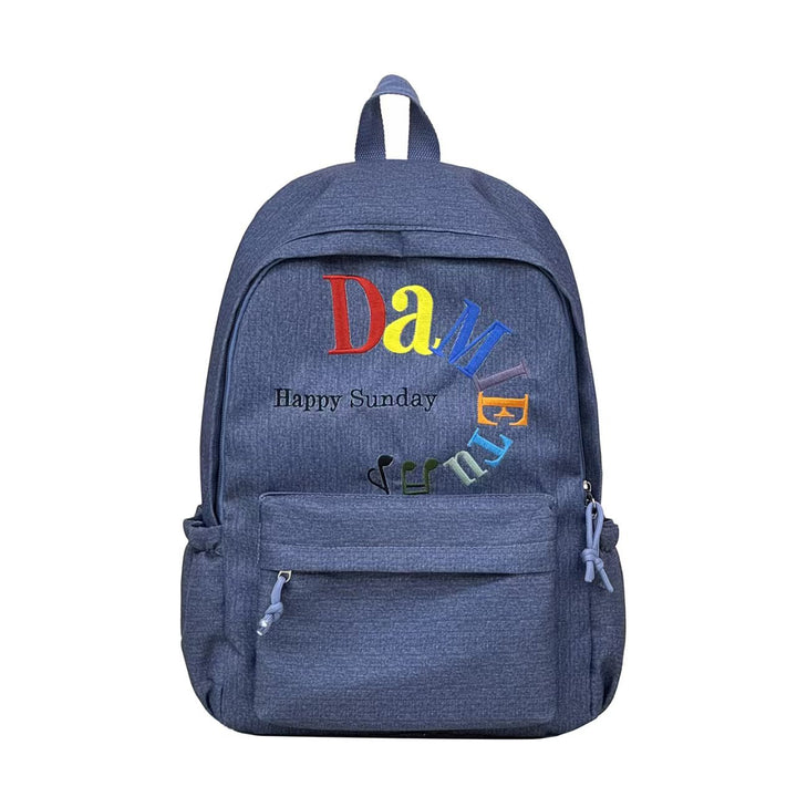 Colorful Embroidered Casual Backpack Stornfield