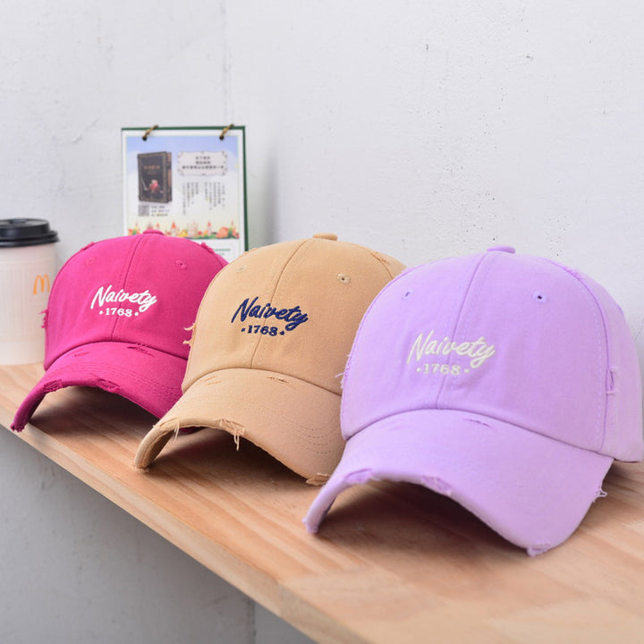 Men's Distressed Vintage Cotton Baseball Cap Stornfield