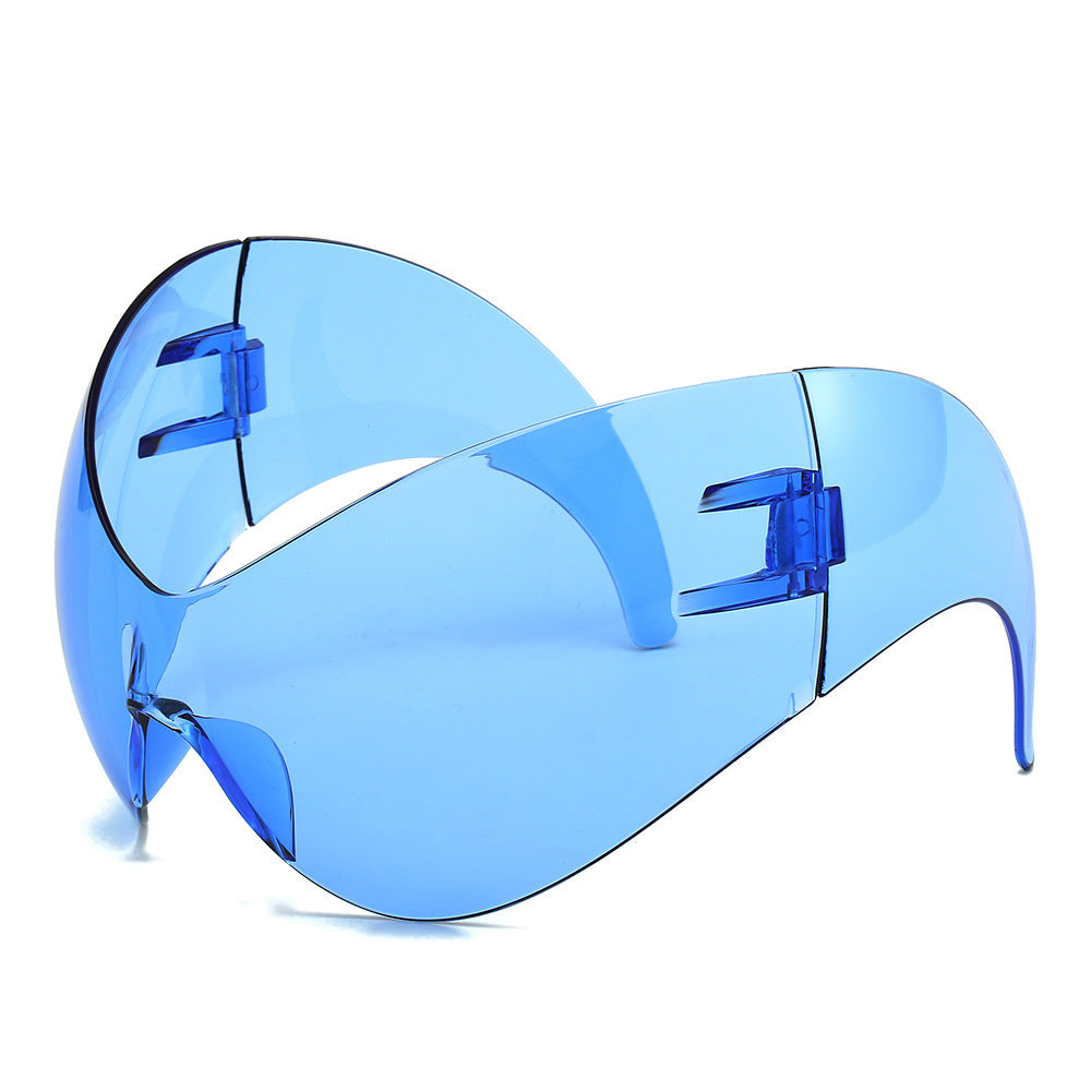 Oversized Futuristic Shield Sunglasses Stornfield