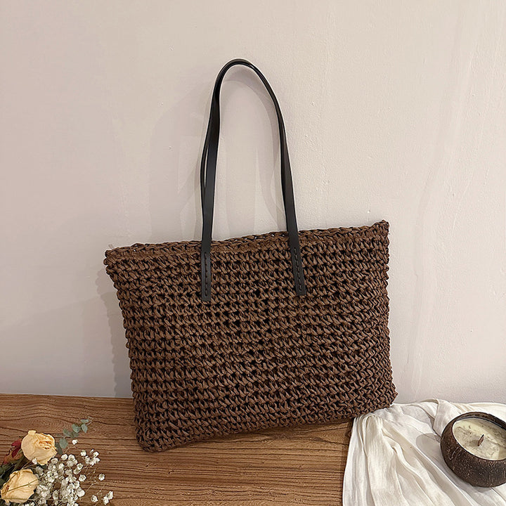 Handwoven Straw Tote Bag