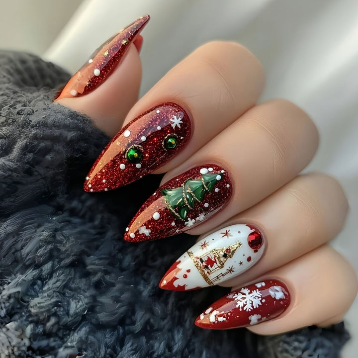 Artificial Nails in Modern Tribal Design Stornfield