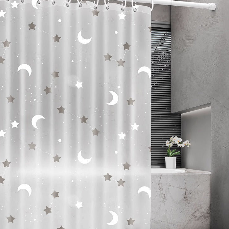 Sheer Textured Shower Curtain Stornfield