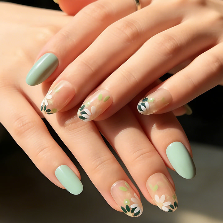 Press-On Floral Nail Art Set Stornfield