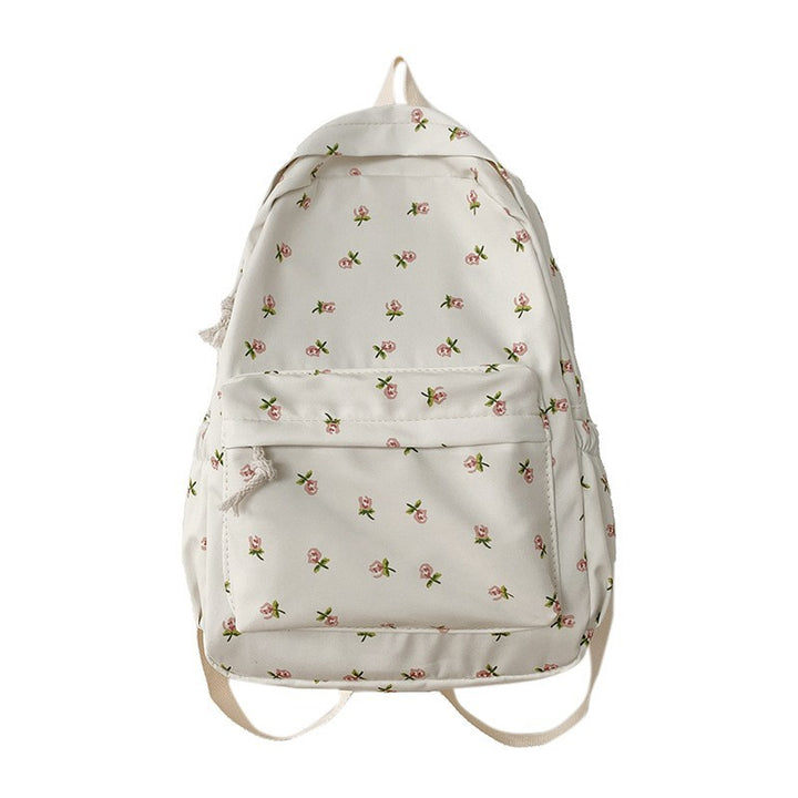 Floral Print Canvas Backpack Stornfield