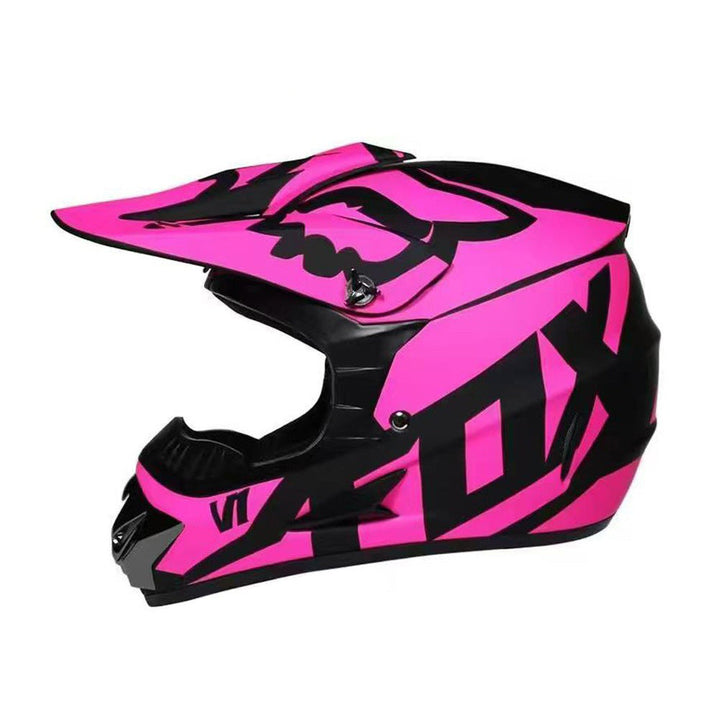 full-face motocross helmet with extended visor and reinforced chin guard Stornfield